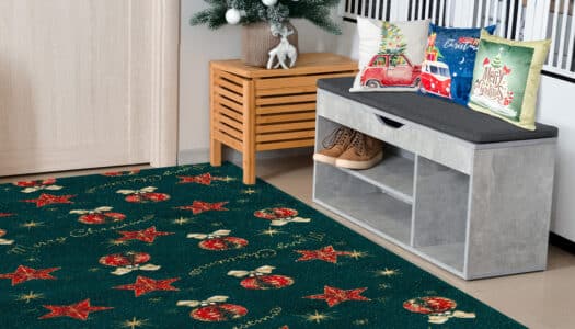 Weihnachtskissen & Weihnachtsteppich – stilvolle Gemütlichkeit