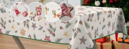 Edle Tischdecke für Weihnachten – magischer Glanz für Ihr Fest