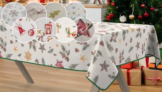 Edle Tischdecke für Weihnachten – magischer Glanz für Ihr Fest