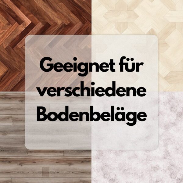 Bodenschutzmatte Bürostuhl Bürostuhlunterlage nach Maß mit tollen Farben Volltondruck