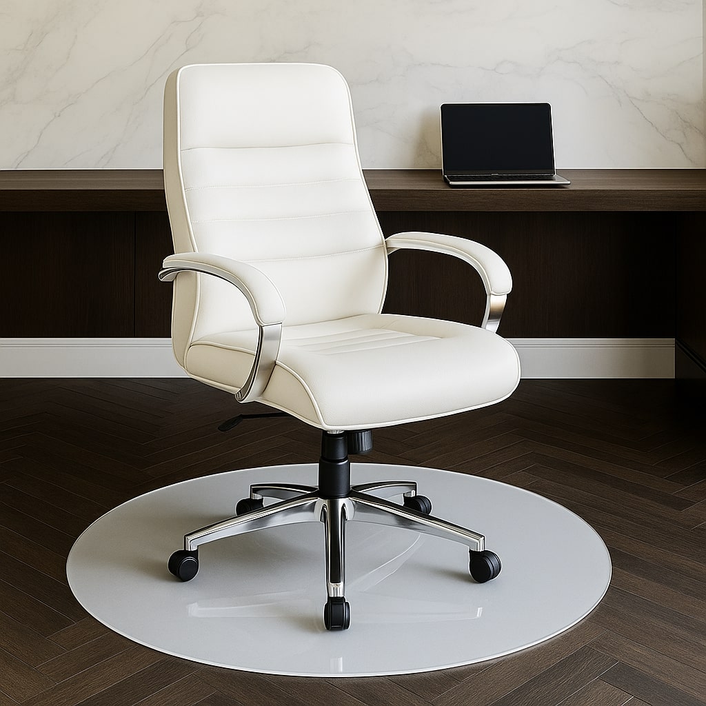 bodenschutz-uni-nm-v3 Bodenschutzmatte Bürostuhl Bürostuhlunterlage nach Maß mit tollen Farben Volltondruck