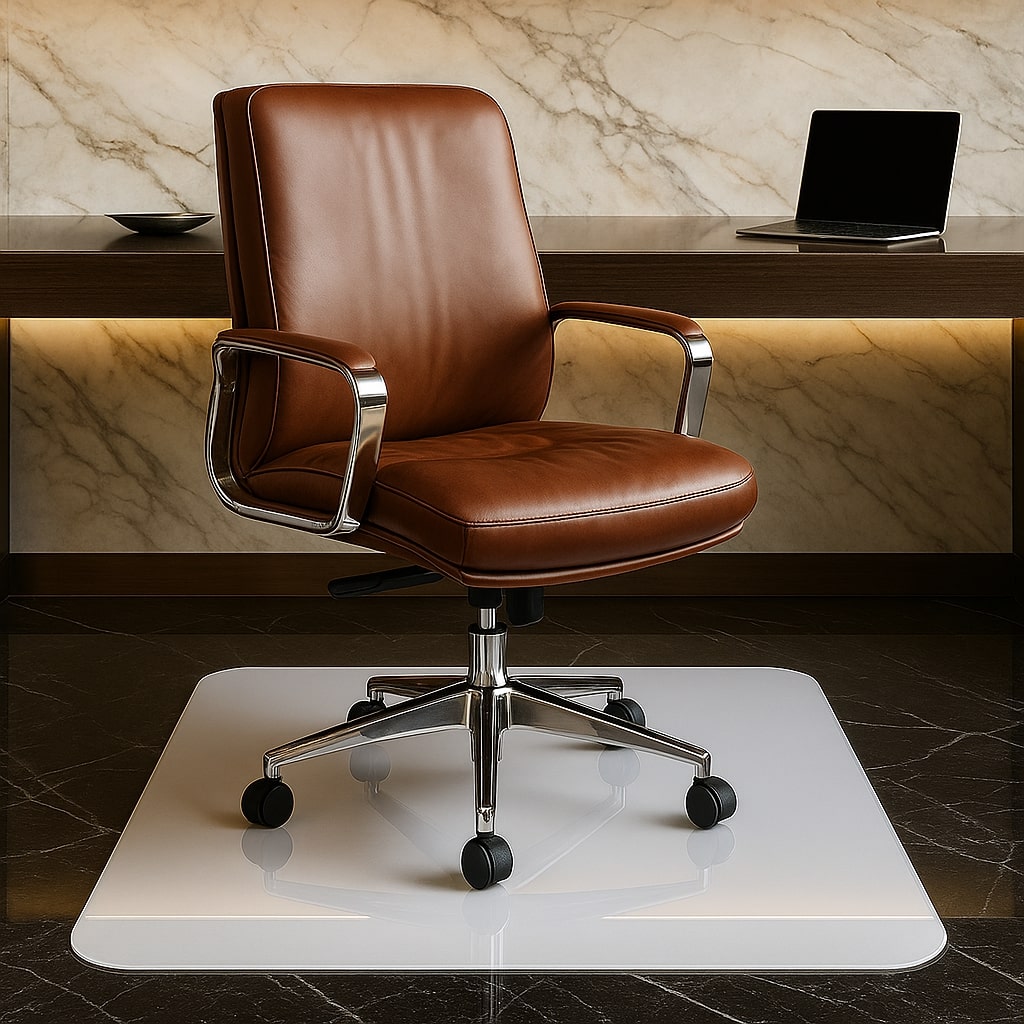 bodenschutz-uni-nm Bodenschutzmatte Bürostuhl Bürostuhlunterlage nach Maß mit tollen Farben Volltondruck