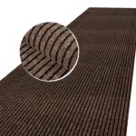 Schmutzfangmatte Sauberlaufmatte Meterware Fußmatte Teppich Läufer Flur Braun Breite 160 cm