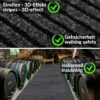 Schmutzfangmatte Sauberlaufmatte Meterware Fußmatte Teppich Läufer Flur Grau Breite 100 cm – 100 x 100 cm