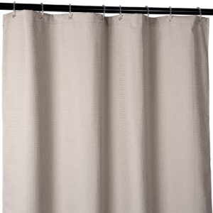 Duschvorhang Badewanne Vorhang Bad Stoff Textil Badezimmervorhang mit Ringen waschbar 3 Größen