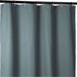 Duschvorhang Badewanne Vorhang Bad Stoff Textil Badezimmervorhang mit Ringen waschbar 3 Größen