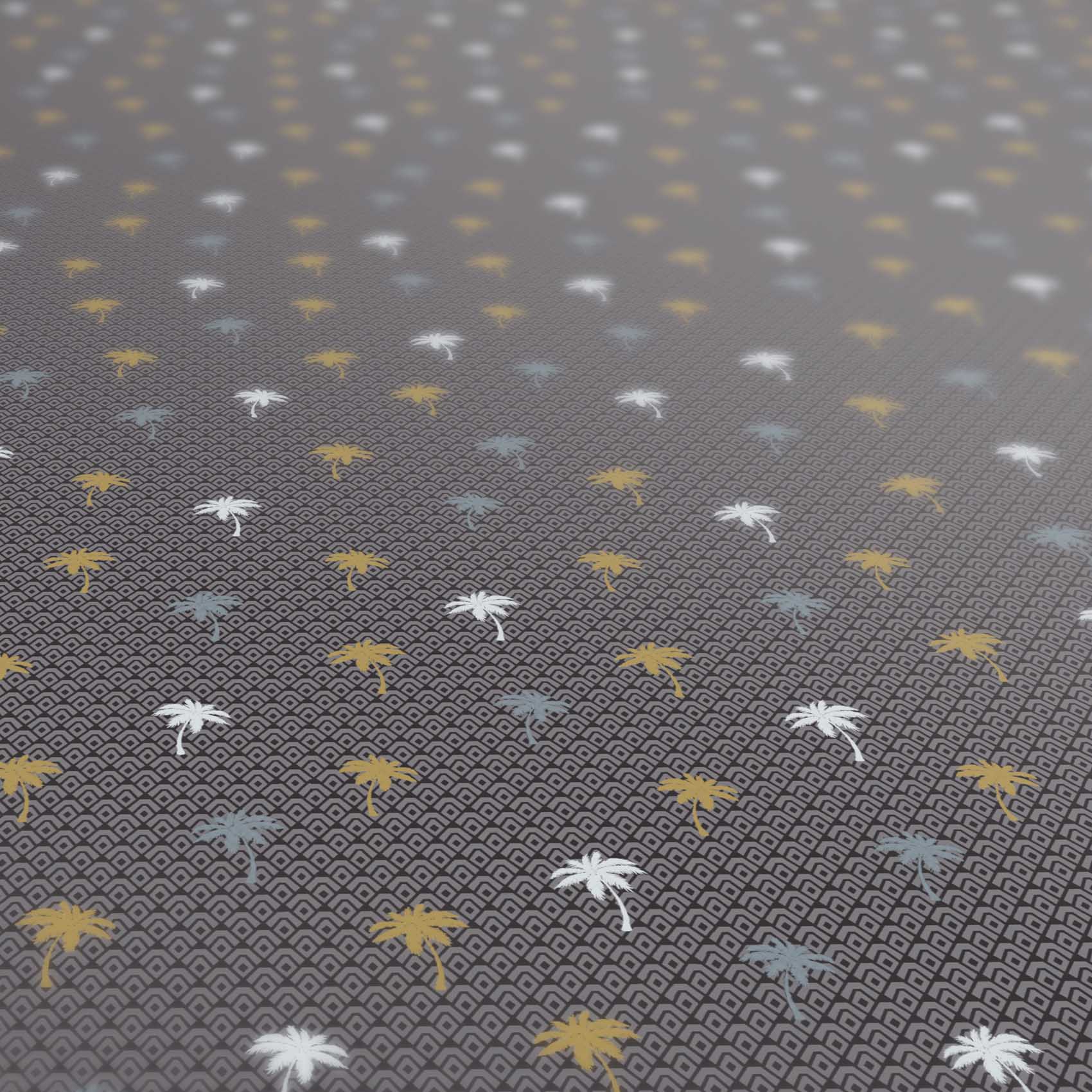 C-Users-Administrator-Desktop-Anton-2102-BW50342_30-jpg Tischdecke Palmen aus Gold Geometrie Anthrazit pflegeleicht abwaschbar Wachstuch Wachstuchtischdecke
