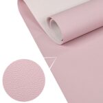 Kunstleder Meterware Leder Stoff Lederimitat 140cm Breit Pink 90x140cm