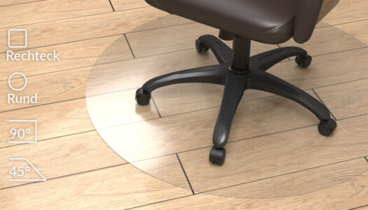 Bodenschutzmatte in 3mm – jetzt transparente Bürostuhlunterlage konfigurieren