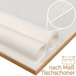 Tischschoner nach Maß PVC Tischmolton Vliesrücken Tischauflage 1,5mm