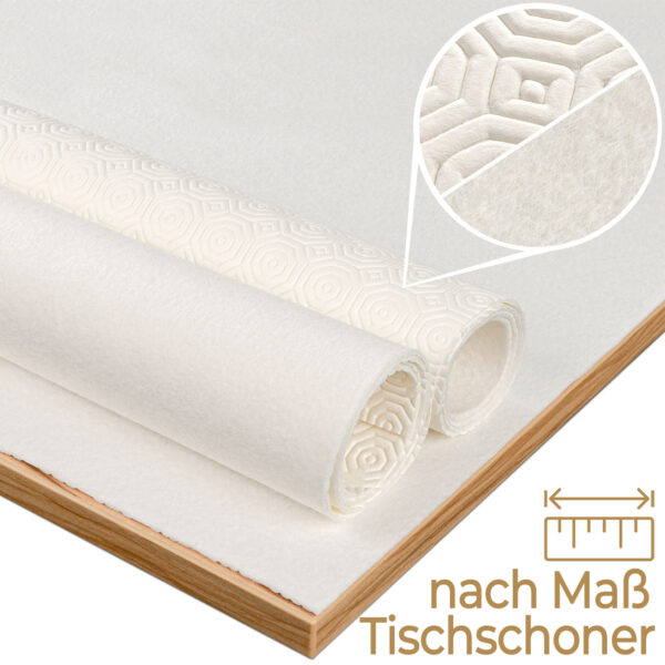 Tischschoner nach Maß PVC Tischmolton Gemustert Polyester Rücken Tischauflage 2mm (Kopie)