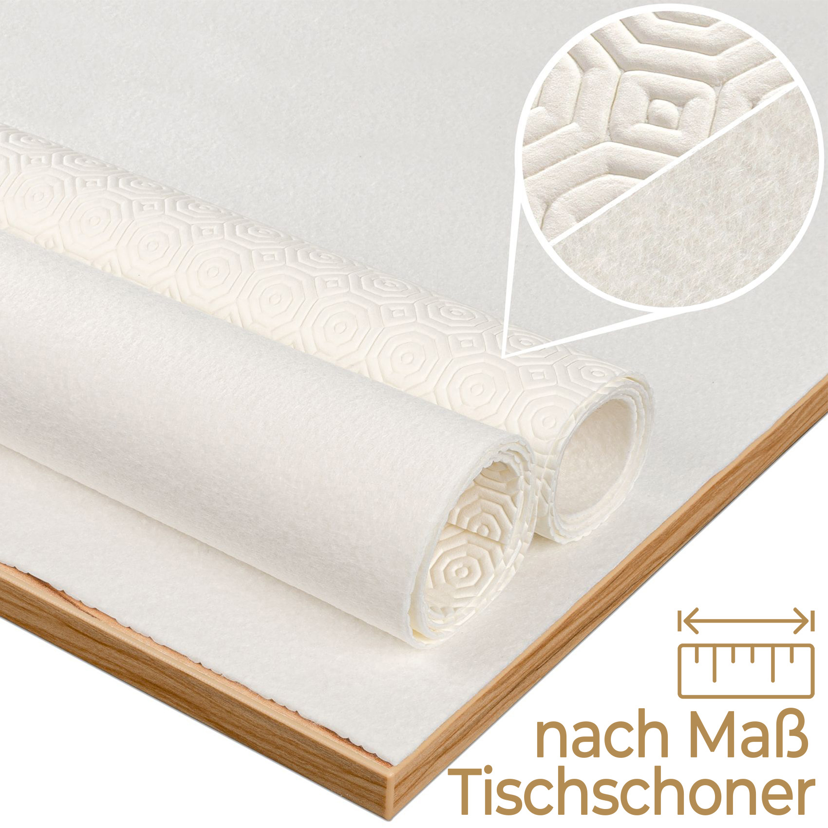 PPTA0022-nm Tischschoner nach Maß PVC Tischmolton Gemustert Polyester Rücken Tischauflage 2mm (Kopie)