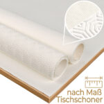 Tischschoner nach Maß PVC Tischmolton Gemustert Polyester Rücken Tischauflage 2mm