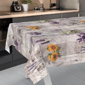 Wachstischdecke Wachstuch Tischdecke abwaschbar Gartentischdecke pflegeleicht Provence