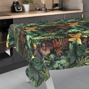 Wachstischdecke Wachstuch Tischdecke abwaschbar Gartentischdecke pflegeleicht Tropica