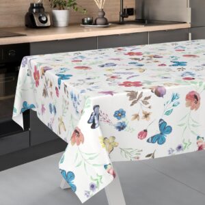 Wachstischdecke Wachstuch Tischdecke abwaschbar Gartentischdecke pflegeleicht Schmetterlinge