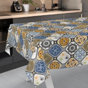 Wachstischdecke Wachstuch Tischdecke abwaschbar Gartentischdecke pflegeleicht Porto