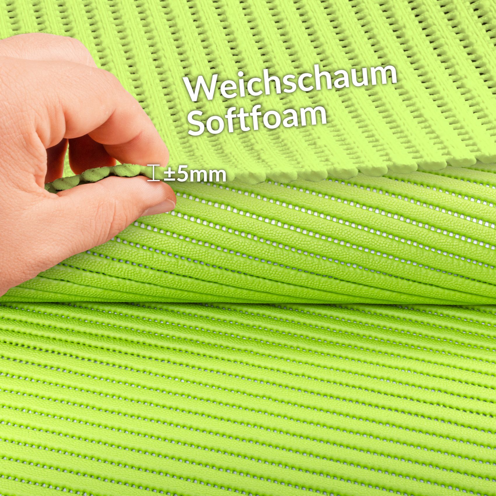 Badematte Uni Apfelgrün 50cmx100cm