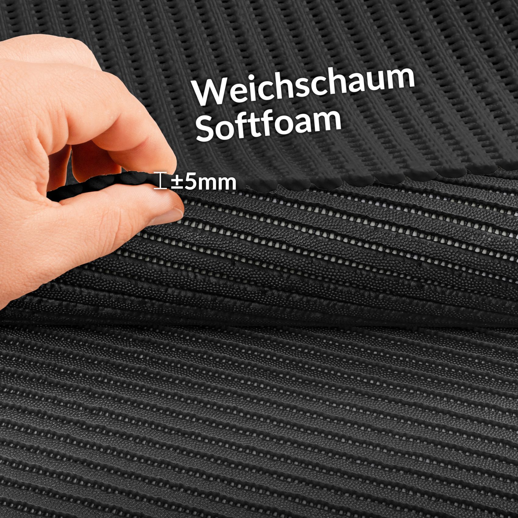 Badematte Uni Dunkelgrün 65cmx80cm