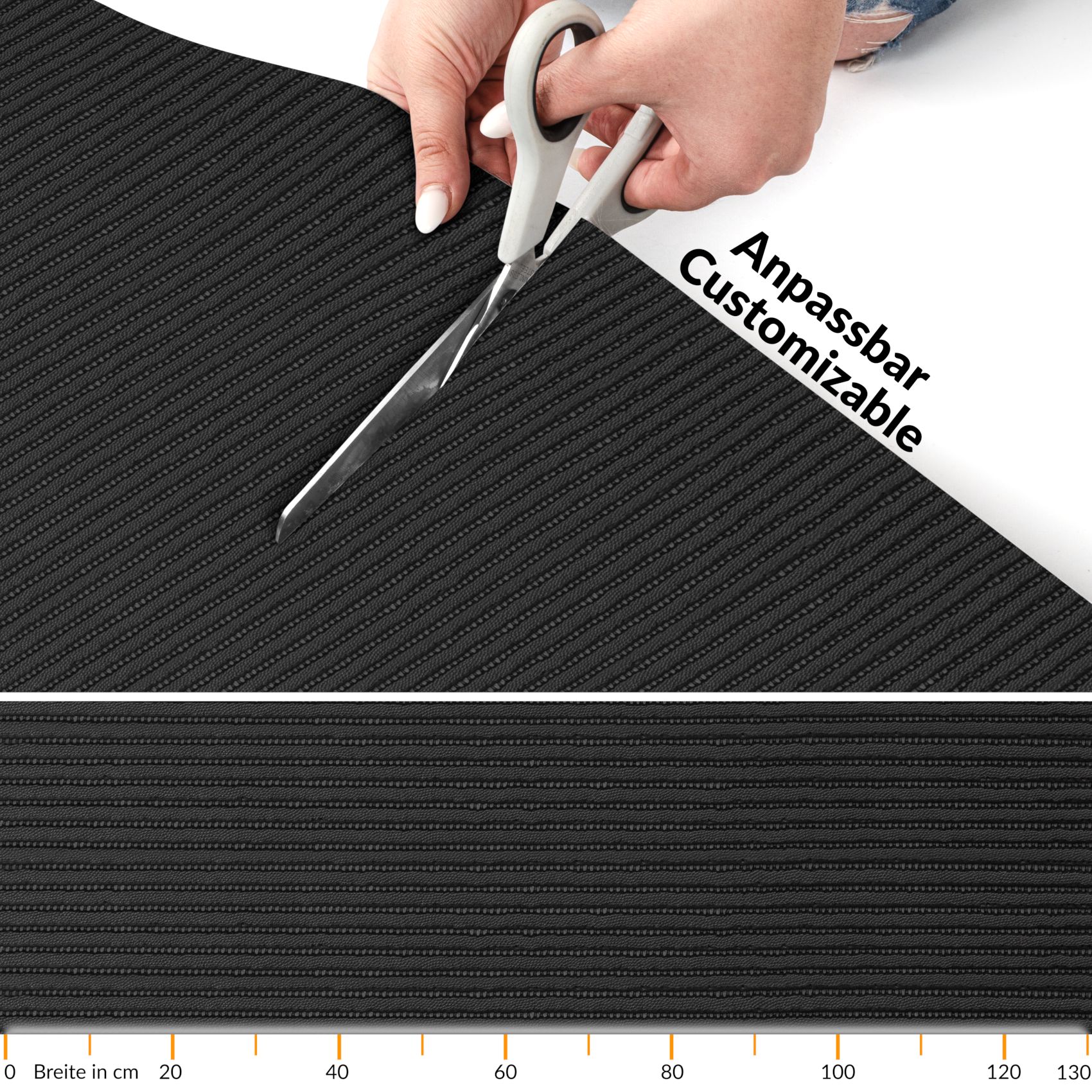 Badematte Uni Dunkelgrün 65cmx80cm