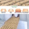 DM178A_13 BadematteFlechtoptik Rattan Beige Breite 65cmx 50cm – Ansicht 4