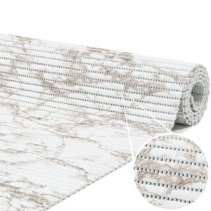 Weichschaummatte Badematte Marmor Braun 100x65cm