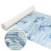 DM150A_10B Badematte aus Meterware Delfine Maritim Blau Breite 65cm