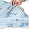 DM150A_20 Badematte aus Meterware Delfine Maritim Blau Breite 65cm – Ansicht 3