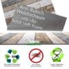 Küchenläufer Wood Industry Holz Braun Breite 50cm Bodenteppich 65cm
