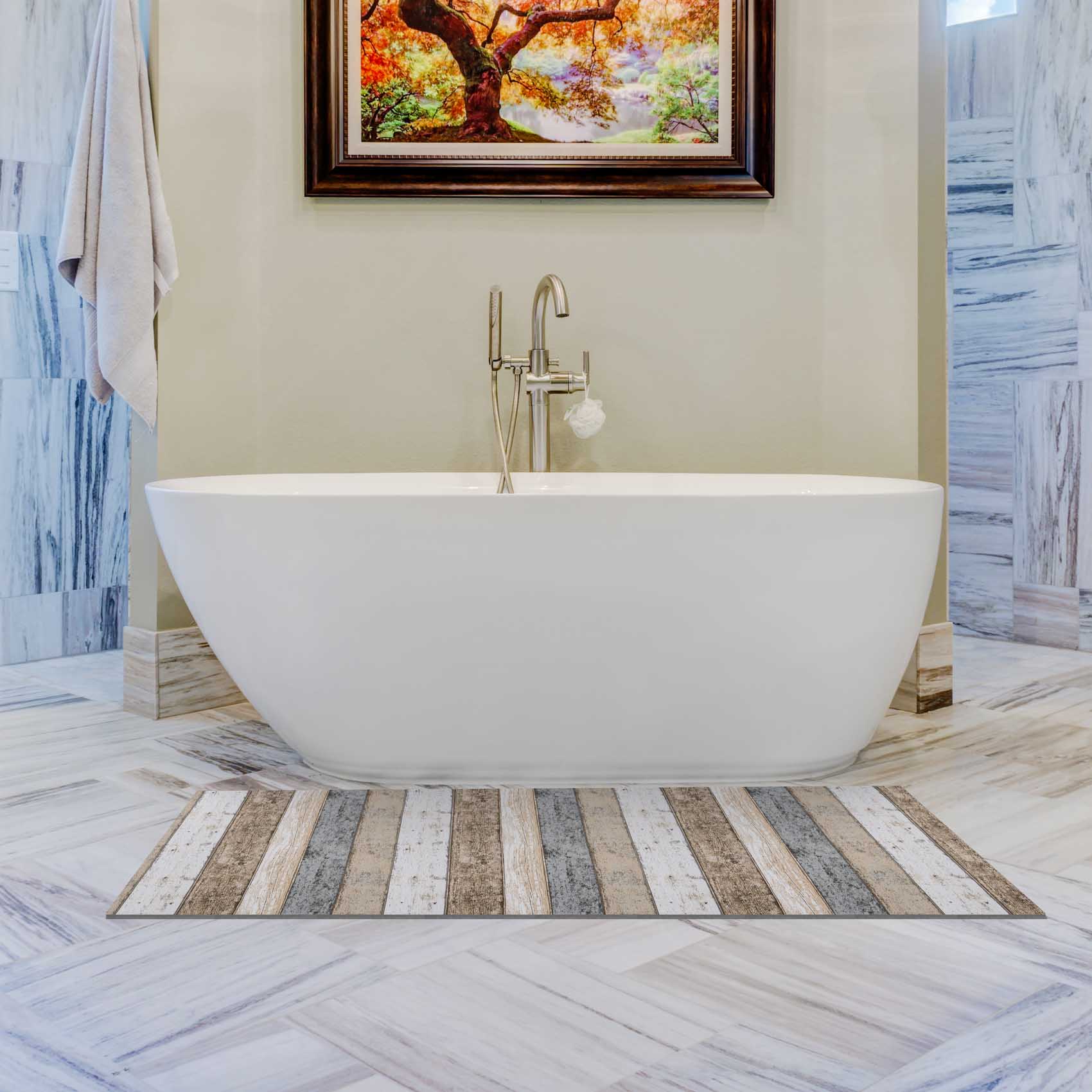 Küchenläufer Wood Industry Holz Braun Breite 50cm Bodenteppich 65cm