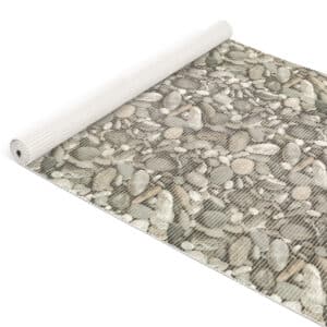 Steine Kieselsteine Grau 50x130cm