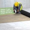 FL62998_40 PVC Bodenbelag 1mm Holz Grau 180 x 140 cm