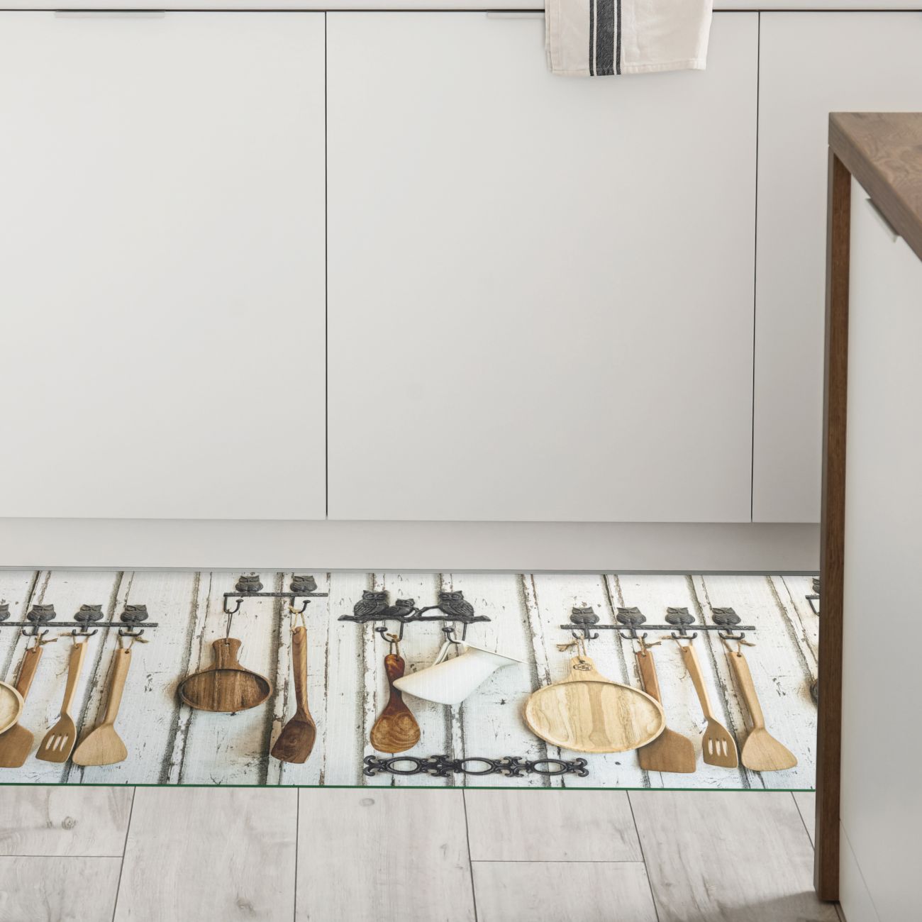 Küchenläufer waschbar Textil + PVC Küchenteppich rutschfest Sprinty Cucina New Mehrfarbig 50cm Breit