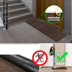 Kopie von Schmutzfangmatte Fußmatte MISCHA 40x60cm Braun #1