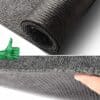 STRIGRAU_40 Sauberlaufmatte Teppich Läufer Flur STRIBET 60x90cm Grau – Ansicht 4