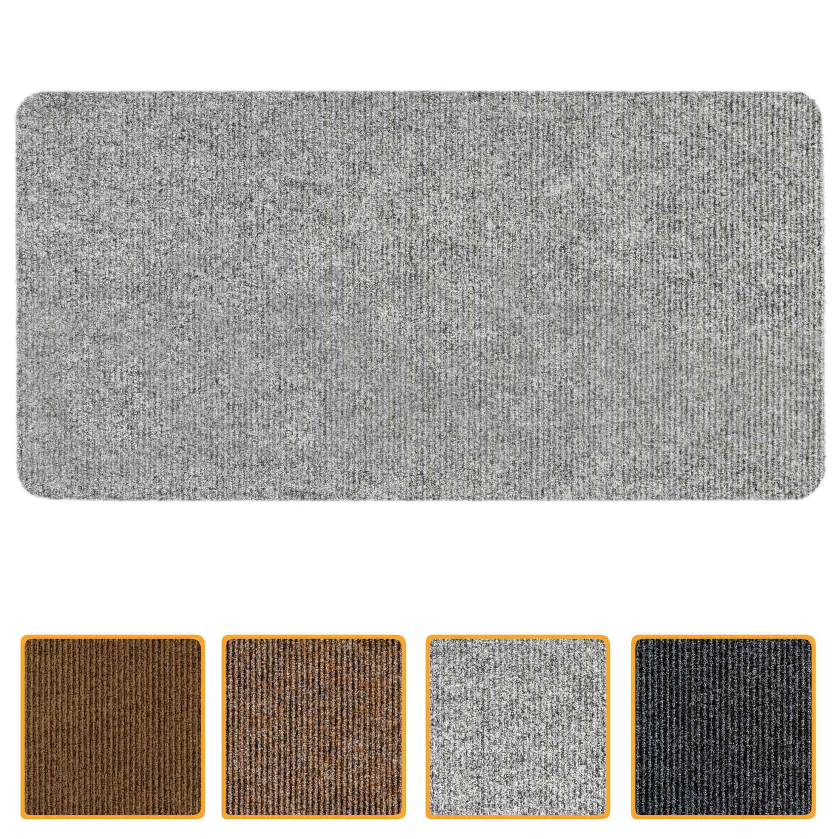 Sauberlaufmatte Teppich Läufer Flur STRIBET 60x90cm Grau — !!! — ABGESCHRIEBEN — !!! — #1