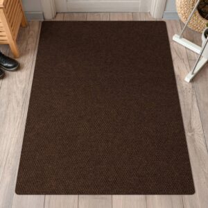 Schmutzfangmatte Fußmatte Fußabtreter Sauberlaufmatte Fußabstreifer Türmatte Bob extrem robust Braun