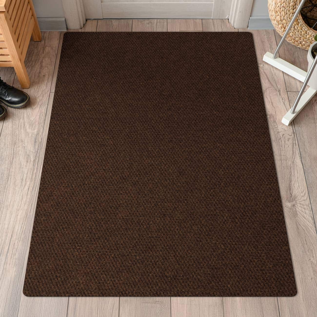 Schmutzfangmatte Fußmatte Fußabtreter Sauberlaufmatte Fußabstreifer Türmatte Bob extrem robust Braun