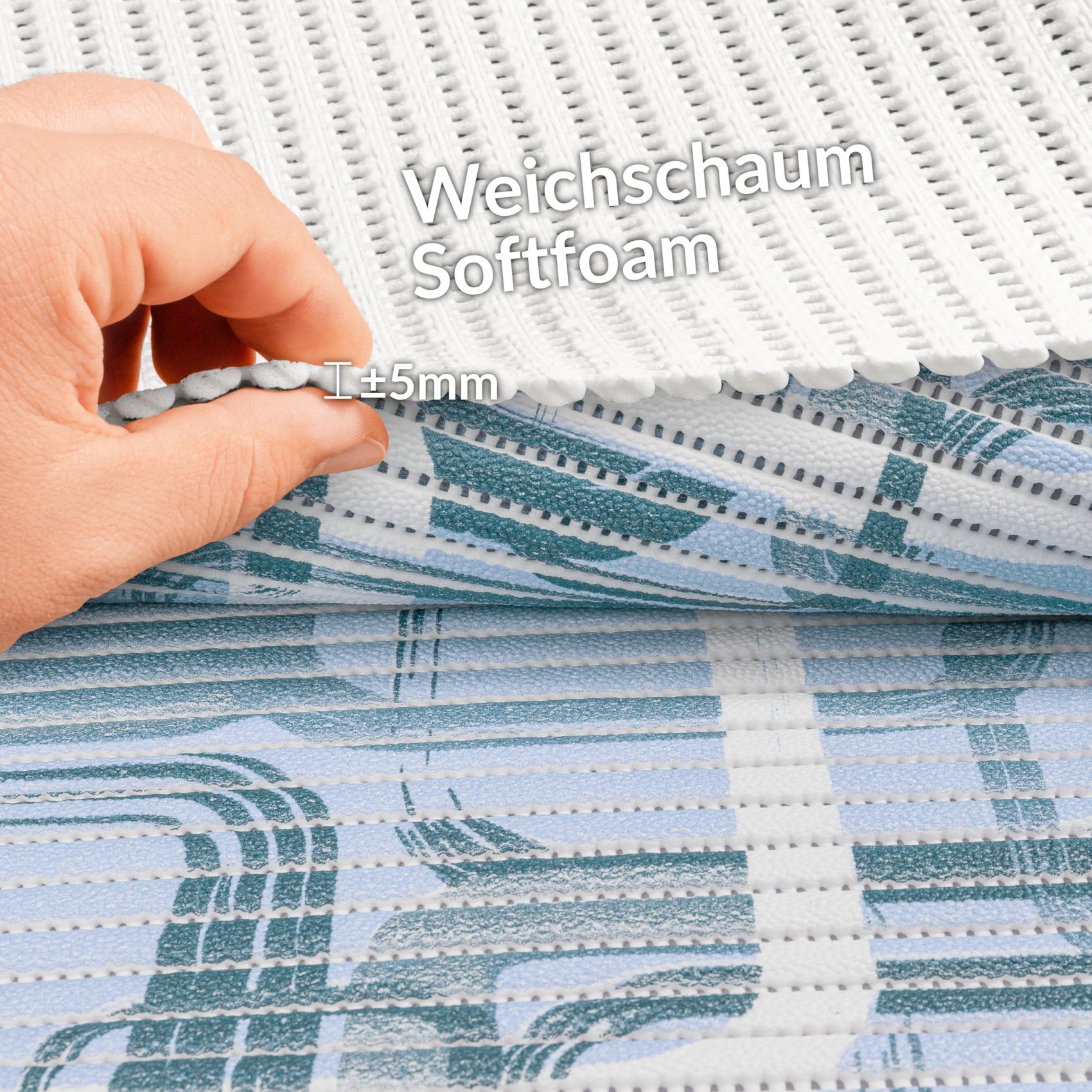 Weichschaummatte Badematte Weichschaum 90x150cm #1