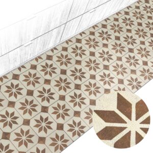 Küchenläufer Küchenteppich abwaschbar Teppichläufer Küche Läufer Flur Küchenvorleger rutschfest Nordstern Breite 67cm