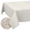 Tischdecke abwaschbar Tischwäsche Stoff Tischtuch Lotuseffekt Outdoor Gartentischdecke Baumwolle Polyester Flora