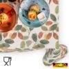 Tischdecke abwaschbar Tischwäsche Stoff Tischtuch Lotuseffekt Outdoor Gartentischdecke Baumwolle Polyester Olivia