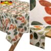 Tischdecke abwaschbar Tischwäsche Stoff Tischtuch Lotuseffekt Outdoor Gartentischdecke Baumwolle Polyester Olivia