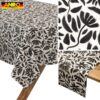 Tischdecke abwaschbar Tischwäsche Stoff Tischtuch Lotuseffekt Outdoor Gartentischdecke Baumwolle Polyester Gaia