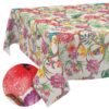 Tischdecke abwaschbar Tischwäsche Stoff Tischtuch Lotuseffekt Outdoor Gartentischdecke Baumwolle Polyester Linna