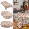 Tischdecke abwaschbar Tischwäsche Stoff Tischtuch Lotuseffekt Outdoor Gartentischdecke Baumwolle Polyester Linna