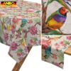 Tischdecke abwaschbar Tischwäsche Stoff Tischtuch Lotuseffekt Outdoor Gartentischdecke Baumwolle Polyester Linna