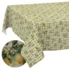 Tischdecke abwaschbar Tischwäsche Stoff Tischtuch Lotuseffekt Outdoor Gartentischdecke Baumwolle Polyester Lemone