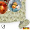 Tischdecke abwaschbar Tischwäsche Stoff Tischtuch Lotuseffekt Outdoor Gartentischdecke Baumwolle Polyester Lemone