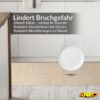 Küchenläufer Küchenteppich abwaschbar Teppichläufer Küche Läufer Flur Küchenvorleger rutschfest Uni Beige Breite 67cm